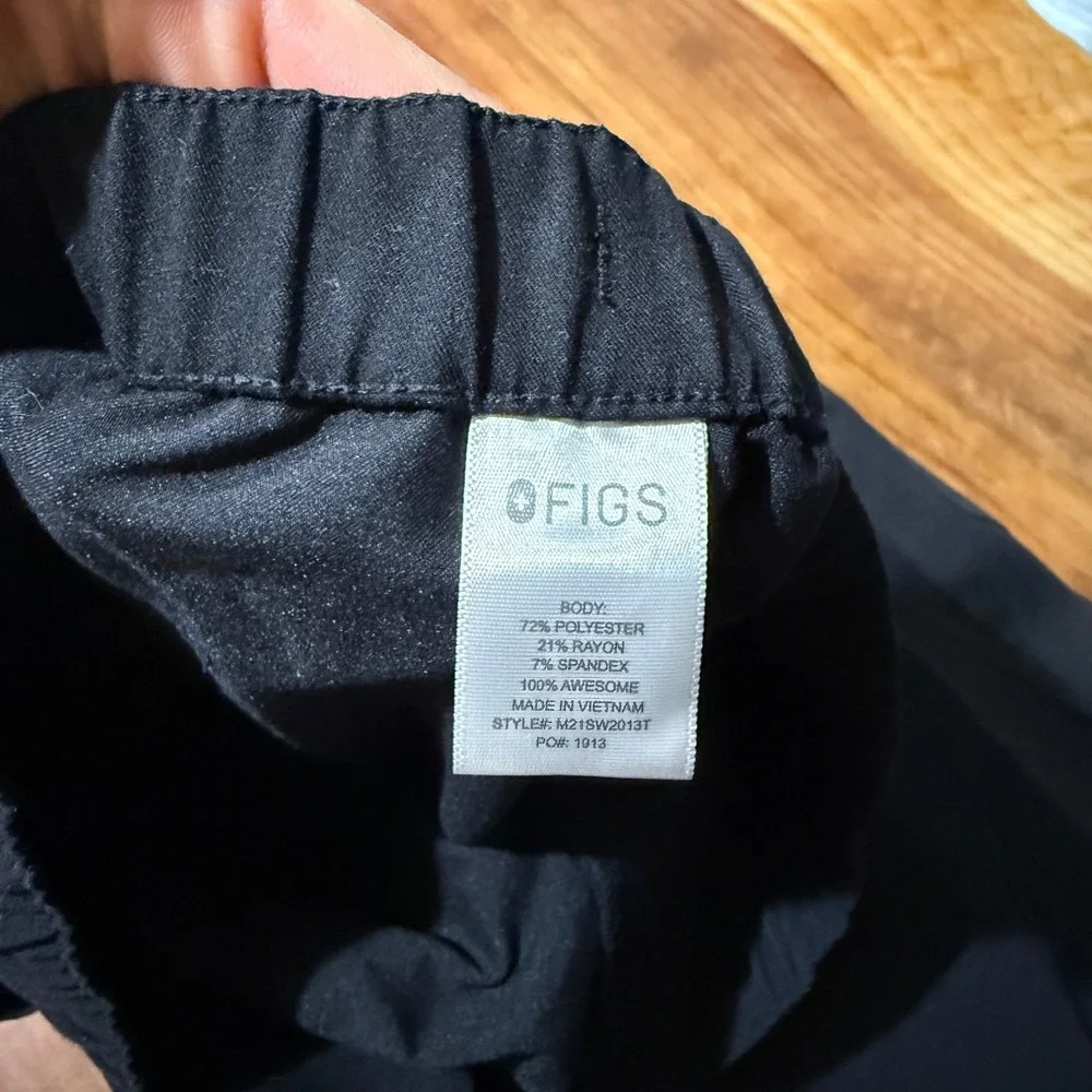 Figs Mens Pants Medium Tall Jogger M21SW2013T Black Nurse Uniform Cargo CC20